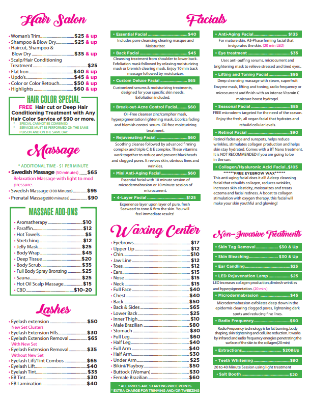 New 2025 Flyer page 2